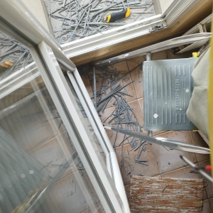 Počas výmeny tesnenia